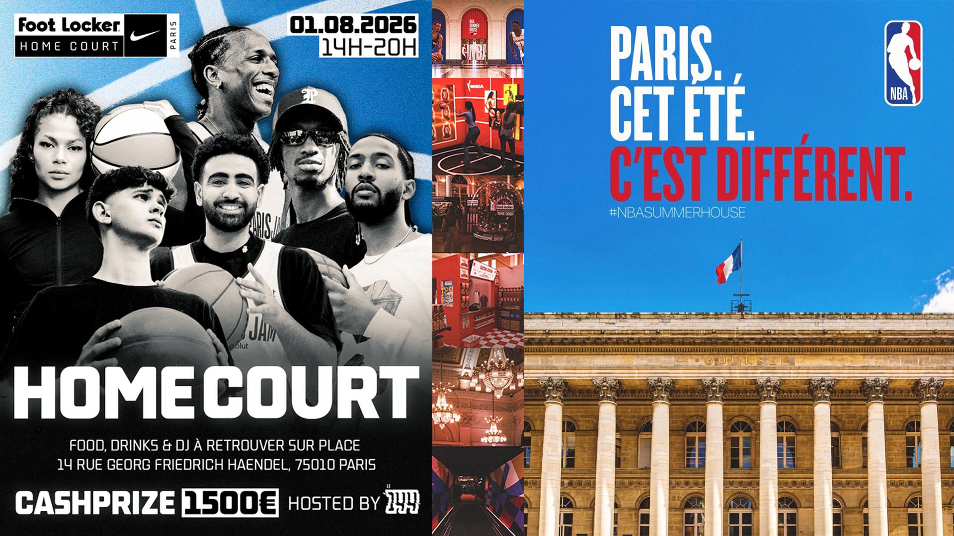 Home Court NBA House Paris 1 août 2026